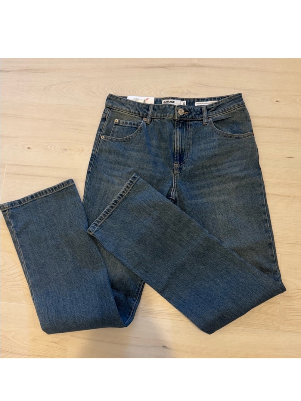 Garage Size 7 Mid-Rise Bootcut Jeans - Light Blue Denim NWT